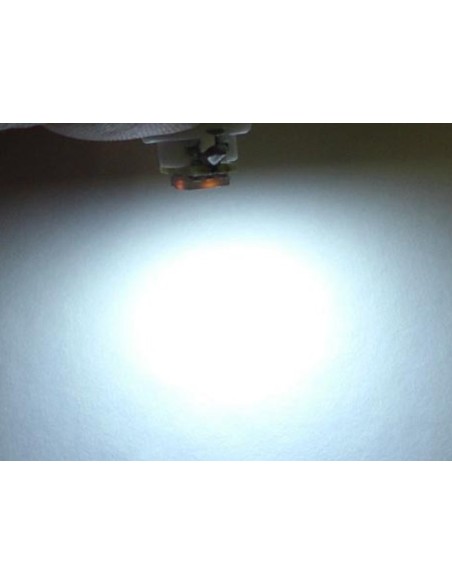 24V Lampada Led T5 W1,2W 1 Smd Bianco Luci Cruscotto Camion Autocarro