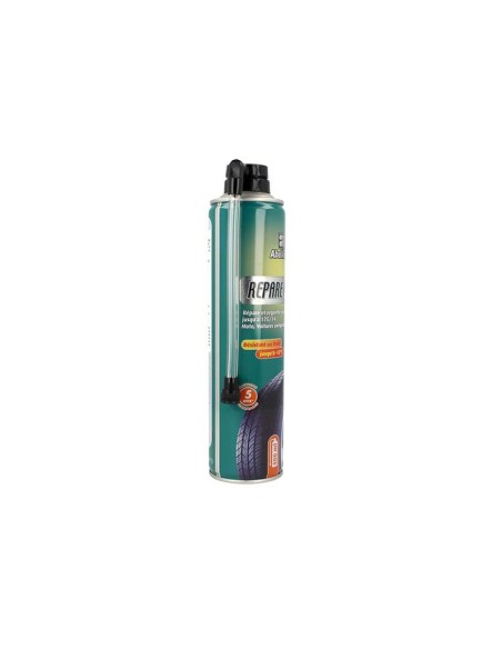 ABEL Auto Kit Riparazione Gomme Pneumatici Tubeless Foratura Auto Moto 400ml