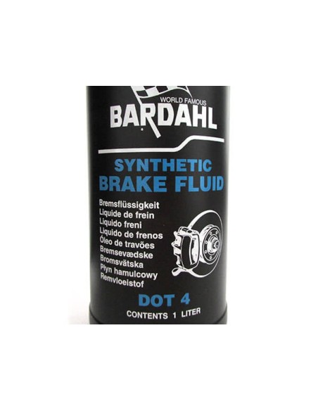 BARDAHL Brake Fluid DOT 4 3 Liquido Fluido Speciale Per Freno Servocomandi Auto Moto Veicoli Commerciali 1 LT