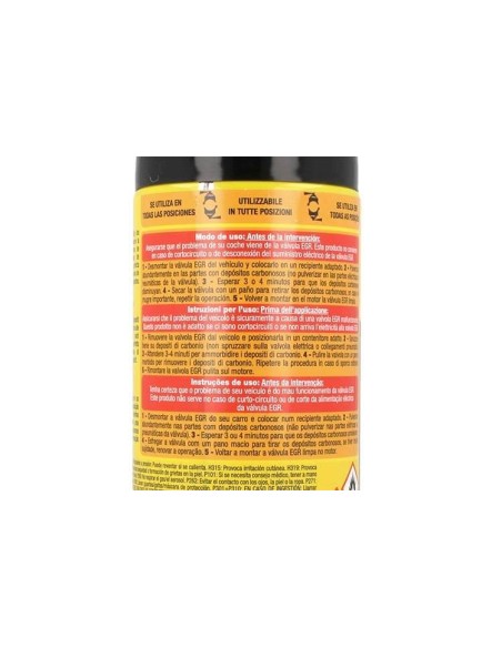 BARDAHL EGR Valve Cleaner Pulitore Valvole EGR Elimina Fuliggini Depositi Carboniosi di Olio Gomme Vernici 400 ML