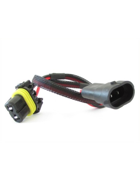 Cablaggio Alimentazione Per Centralina Ballast Universale Con Connettori Lampada Xenon H11 H8 H9