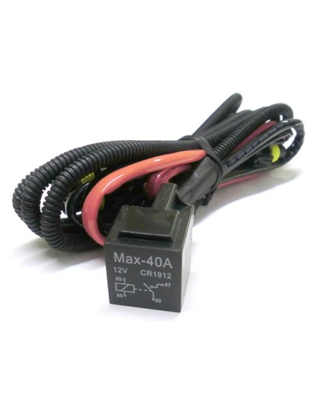 Cablaggio Rele Relay 12V 40A Stabilizzatore Corrente Per Lampada Xenon H1 Tremolio Sfarfallio