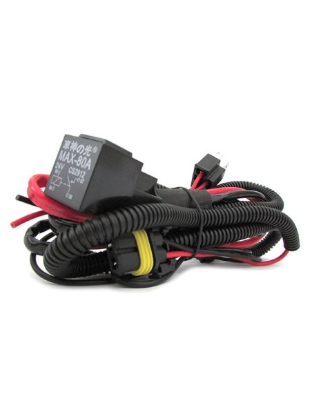 Cablaggio Rele Relay 24V 80A Stabilizzatore Corrente Per Lampada Xenon H7 H1 H3 H4 Mono Xenon Del Camion