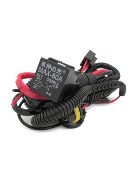 Cablaggio Rele Relay 24V 80A Stabilizzatore Corrente Per Lampada Xenon H7 H1 H3 H4 Mono Xenon Del Camion