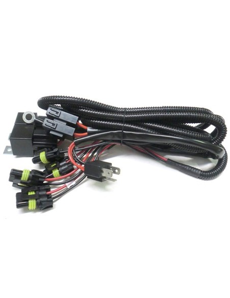 Cablaggio Unico Per Lampada Bixenon H4-4 Doppio Bulbo