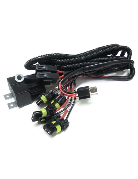 Cablaggio Unico Per Lampada Bixenon H4-4 Doppio Bulbo