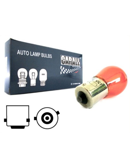 10 Pezzi Lampada Alogena S25 BAU15S PY21W 24V 21W Arancione Amber Piedi Storti