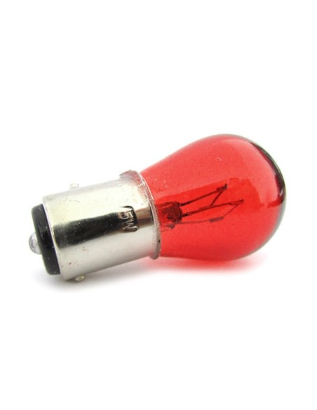 10 Pezzi Lampada Alogena S25 P21/5W BAY15D 12V 21/5W Rosso Doppio Filamento
