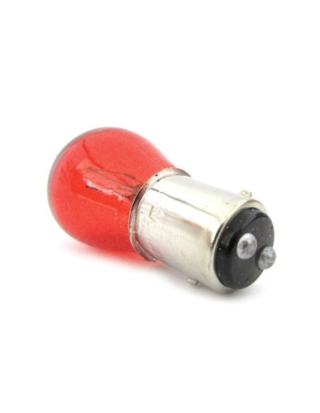 10 Pezzi Lampada Alogena S25 P21/5W BAY15D 12V 21/5W Rosso Doppio Filamento