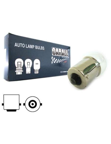 10 Pezzi Lampada Alogena Sferica G18,5 BA15S 24V 5W R5W