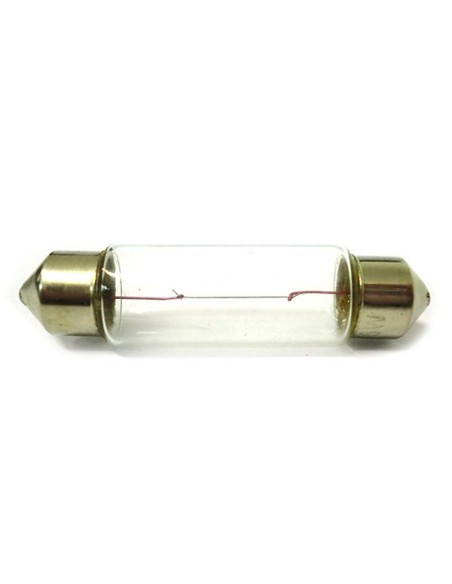 10 Pezzi Lampada Alogena Siluro T11 C5W 12V 5W 39mm SV8.5