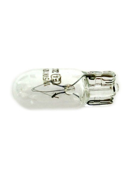 10 Pezzi Lampada Alogena T10 W3W 12V 3W Tutto Vetro W2,1x9,5d
