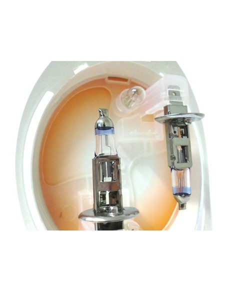 Coppia Lampada H1 12V 55W P14.5s X-Power +50% Luminosita Omaggio 2 T10 W5W Luci Posizione