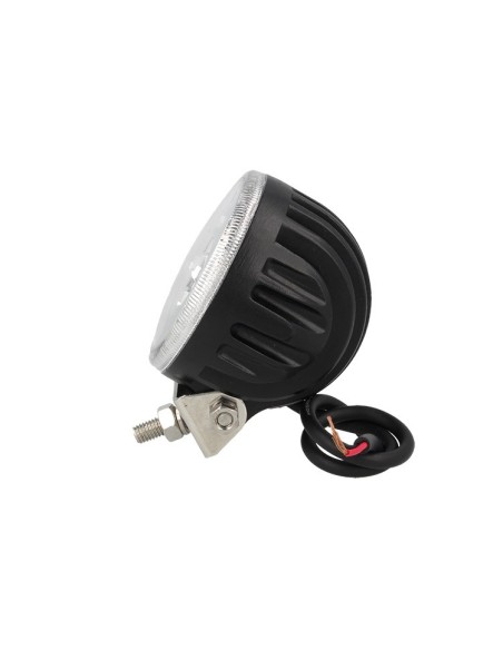 Fanale Rotondo Luci Diurne A Led Work Light Faro Da Lavoro 12V 24V 12W (4X3W) IP67 Bianco