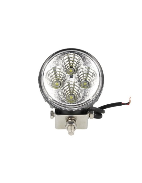 Fanale Rotondo Luci Diurne A Led Work Light Faro Da Lavoro 12V 24V 12W (4X3W) IP67 Bianco