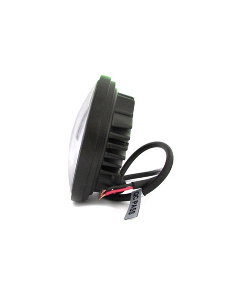 Fanale Rotondo Luci Diurne A Led Work Light Faro Da Lavoro 12V 24V 18W (6X3W) IP67 Bianco