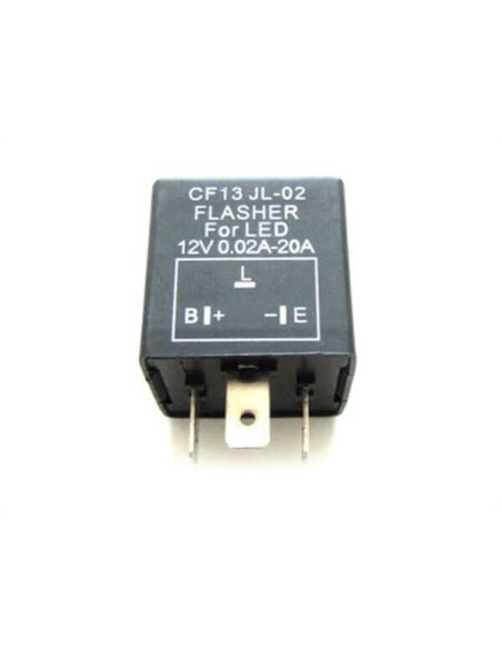 Flasher Led Auto Lampeggiatore Rele Relay Per Frecce Led 12V 3 Spine CF13 Per Auto Macchine Giapponese