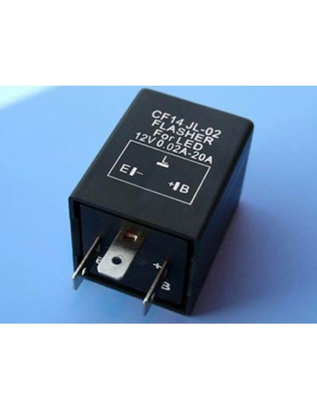 Flasher Led Lampeggiatore Rele Relay Auto Per Frecce Led 12V 3 Spine CF14 Per Auto Macchine Europea Americano