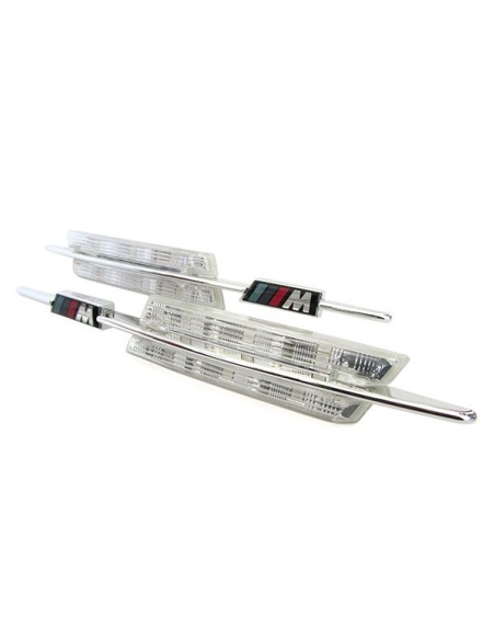 Kit Freccia Laterale a Led Side Marker Lente Trasparente BMW E90 E91 E92 E93 E60 E61 E82 E88