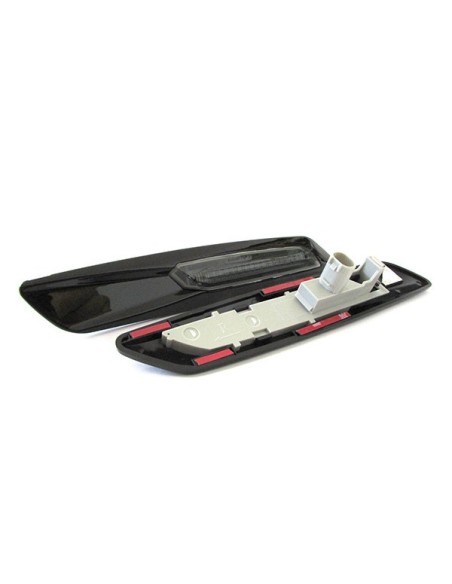 Kit Freccia Laterale a Led Side Marker Nero Cromato Lente Fume BMW E81 E82 E87 E88 E90 E91 E92 E93 E60  F10