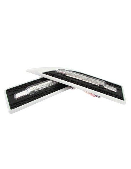 Kit Freccia Laterale a Led Side Marker Universale Multi Funzionali Bianco Perla