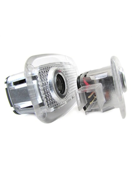 Kit Luci Led Logo Proiettori Auto Portiere Mercedes Benz Class C CL S W216 W221 Senza Modifica Plug &amp Play