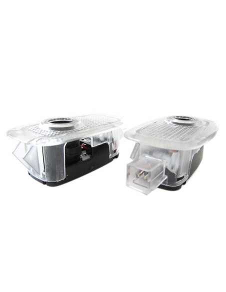 Kit Luci Led Logo Proiettori Auto Portiere Mercedes Benz Class C CL S W216 W221 Senza Modifica Plug &amp Play