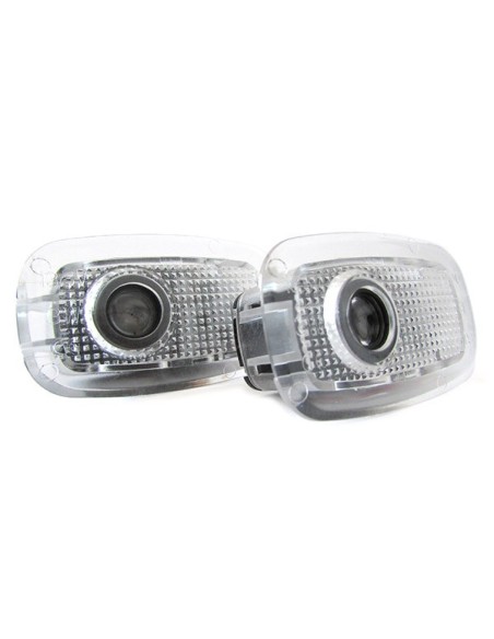 Kit Luci Led Logo Proiettori Auto Portiere Mercedes Benz Class C CL S W216 W221 Senza Modifica Plug &amp Play