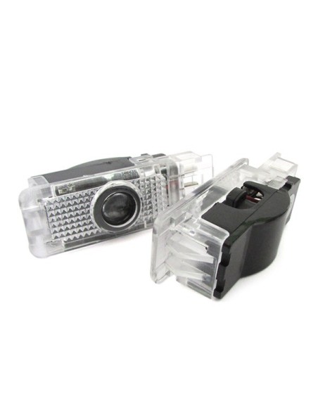 Kit Luci Led Logo Proiettori Auto Portiere Mercedes Benz W203 SLK R171 SLR R199 CLK W209