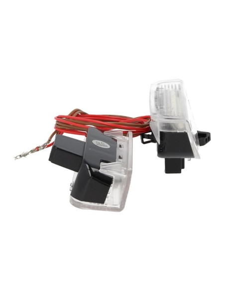 Kit Luci Portiere Posteriori a Led VW EOS GOLF 5/6 plus Jetta Passat cc Sharan Scirocco Tiguan Skoda Superb Seat Alhanmbra Porsc