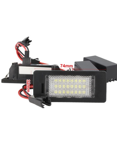 Kit Luci Targa Led Audi A1 A6 A6Q A7 RS5 VW Golf 6 Plus Jetta MK6 Passat Polo Touran Touareg Seat Ibiza Alhambra