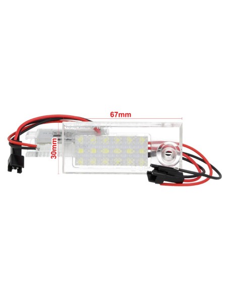 Kit Luci Targa Led Audi A6 C5 4B Sedan 1997-2004 Bianco Canbus No Errore