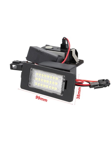 Kit Luci Targa Led Audi Q5 A4 A1 4D 5D S5 A5 TT Passat Porsche Panamera Bianco Canbus No Errore