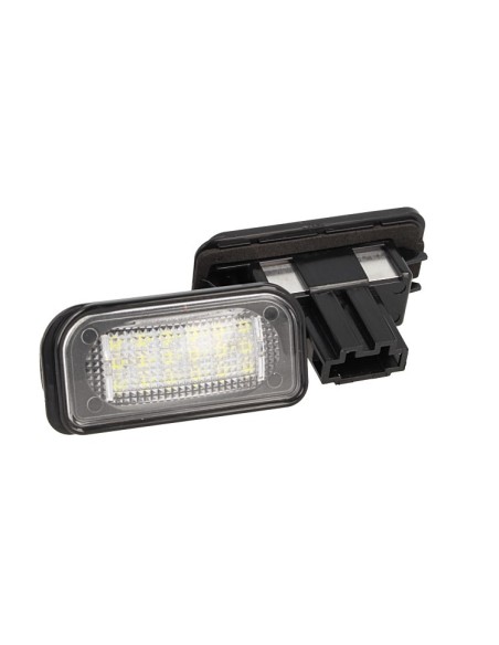 Kit Luci Targa Led Mercedes Benz W203 4D Sedan 18 Smd Bianco Canbus No Errore