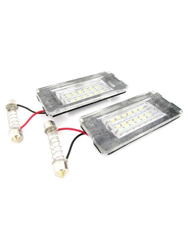 Kit Luci Targa Led Mini Cooper R52 R55 R56 R57 R58 R59 Bianco Canbus No Errore