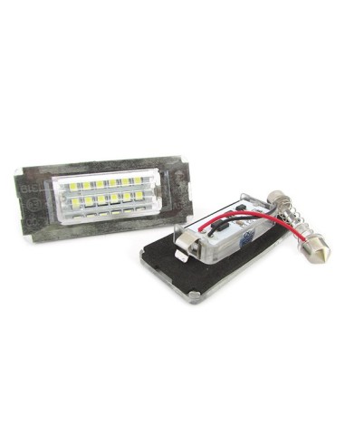 Kit Luci Targa Led Mini Cooper R52 R55 R56 R57 R58 R59 Bianco Canbus No Errore