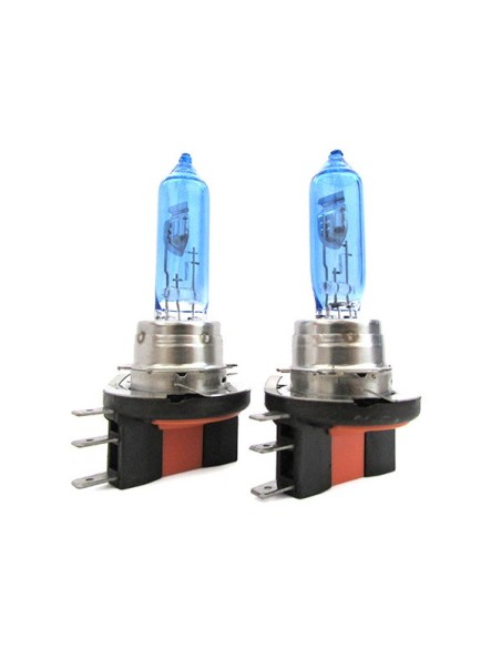 Lampada H15 12V 55/15W Con Effetto Xenon Bianco 5000K PGJ23t-1 Luci Diurne Golf 6 VI