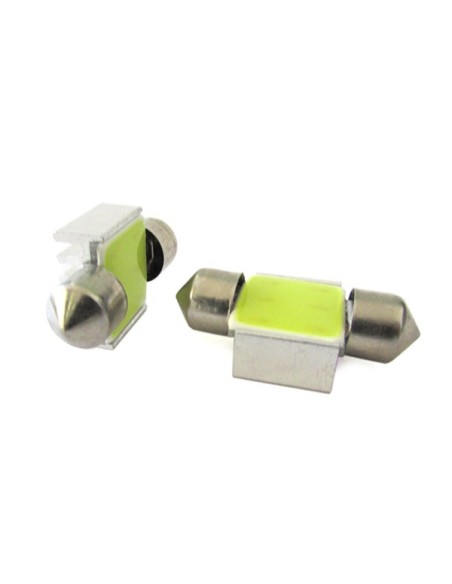 Lampada Led COB Siluro Canbus T11 C5W 31mm 4,5W DC12V Bianco Super Luminoso