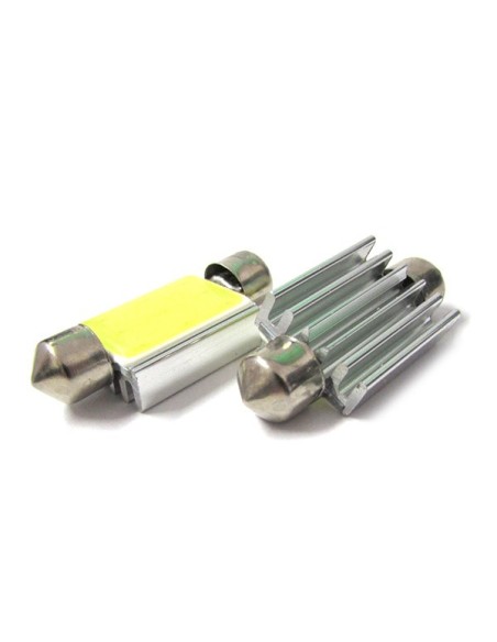 Lampada Led COB Siluro Canbus T11 C5W 39mm 4,5W DC12V Bianco Super Luminoso