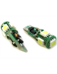 Lampada Led Luci Posizione Canbus Pro T10 W5W 5 Smd 12V No Errore
