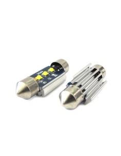 Lampada Led Siluro Canbus Pro 36mm 3 Smd Cree 3W No Errore 12V No Polarita Super Luminoso 2