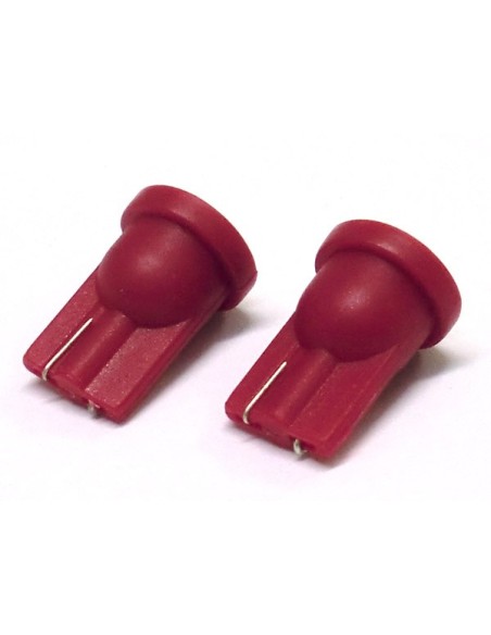 Lampada Led T10 W5W 1 Smd 5050 Rosso 12V