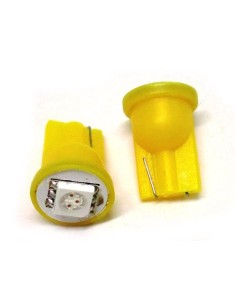 Lampada Led T10 W5W 1 Smd Arancione Frecce Laterale 12V 2