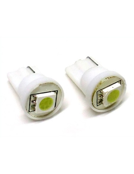 Lampada Led T10 W5W 1 Smd Bianco Luci di Posizione 12V