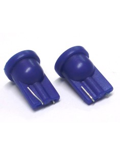 Lampada Led T10 W5W 1 Smd Blue Blu Luci Posizione 12V 2