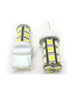 Lampada Led T20 W21W 7440 18 Smd Bianco Luci Frecce Retromarcia 12V 2