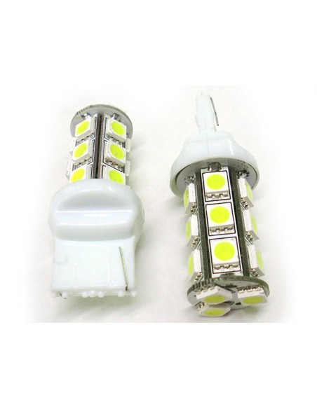 Lampada Led T20 W21W 7440 18 Smd Bianco Luci Frecce Retromarcia 12V