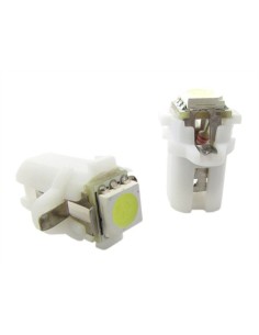 Lampada Led T5 B8.3D B8,3D Bianco Ghiaccio Luci Cruscotto e Strumentazione 12V