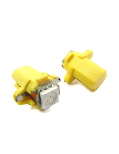 Lampada Led T5 B8.3D B8,3D Colore Giallo Yellow Luci Cruscotto e Strumentazione 12V