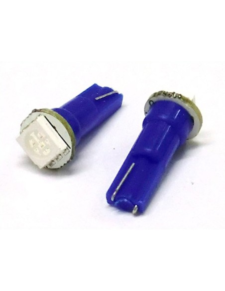 Lampada Led T5 W1,2W 1 Smd Blue Luci Cruscotto 12V